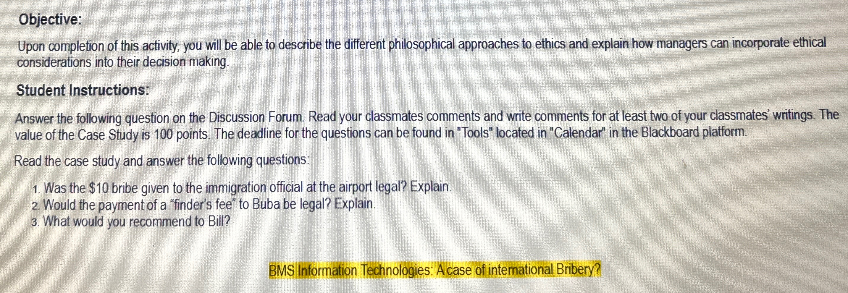  Objective: Upon completion of this activity, you will be able to