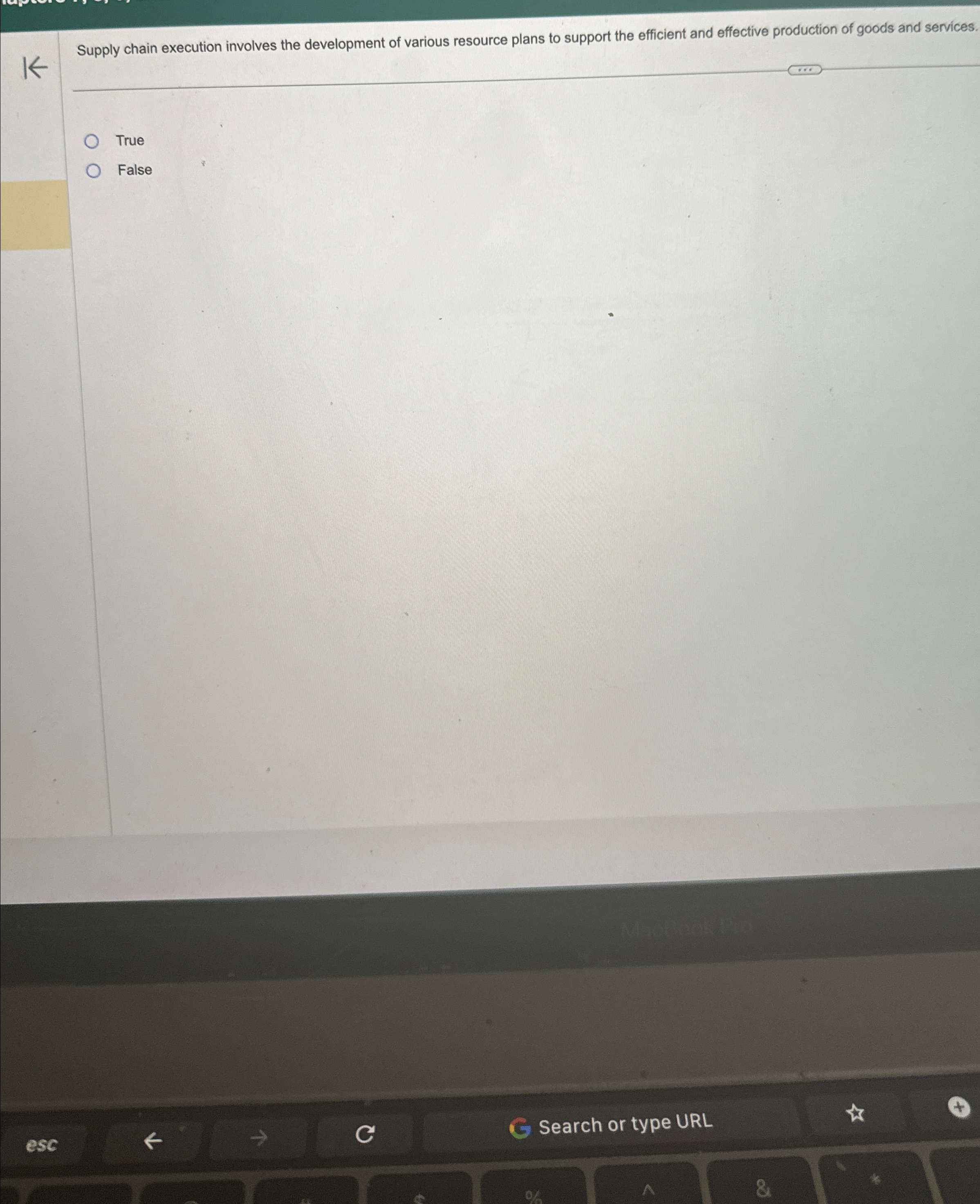  Supply chain execution involves the development of various resource plans to