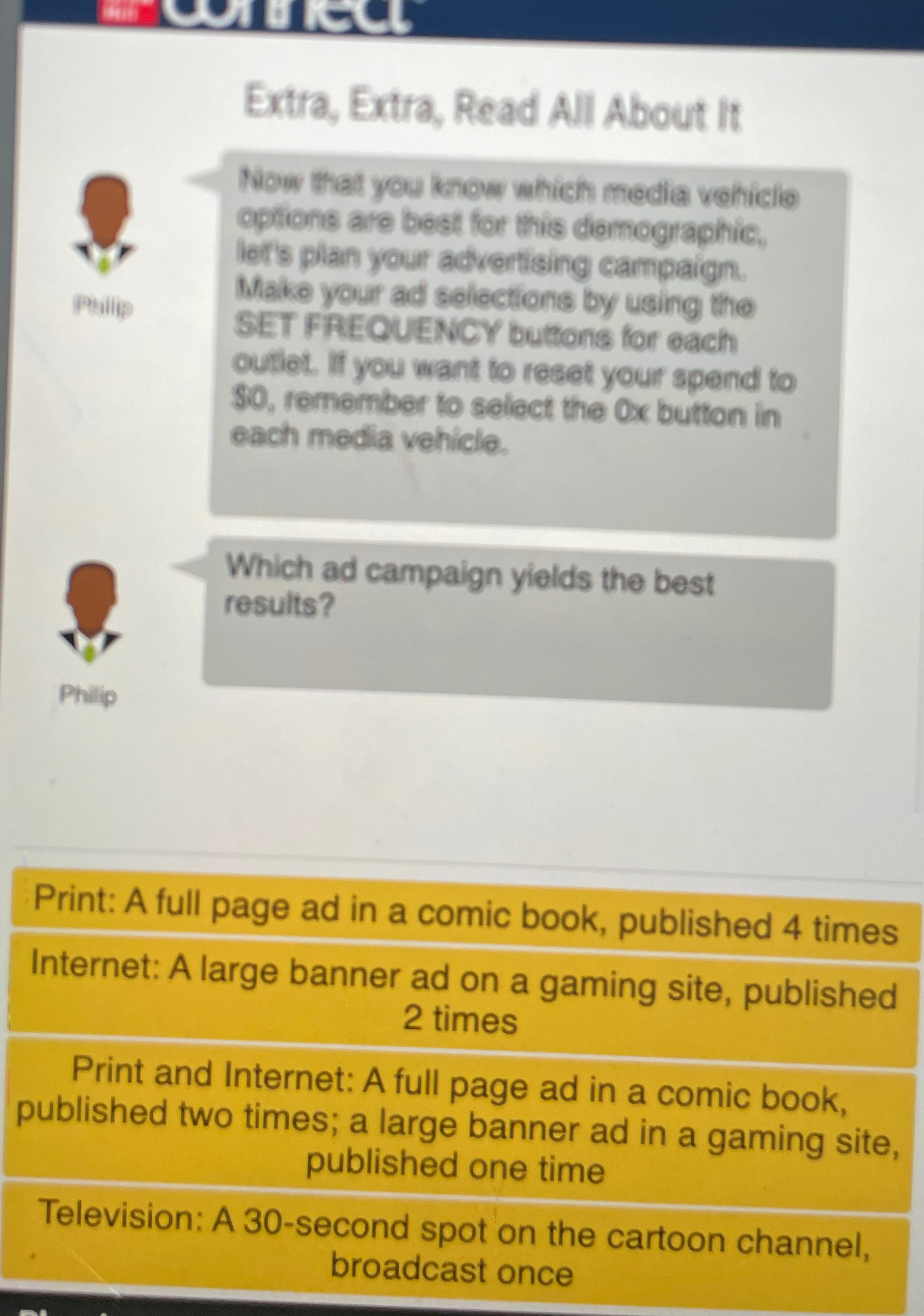  Extra, Extra, Read All About it Now that you know which