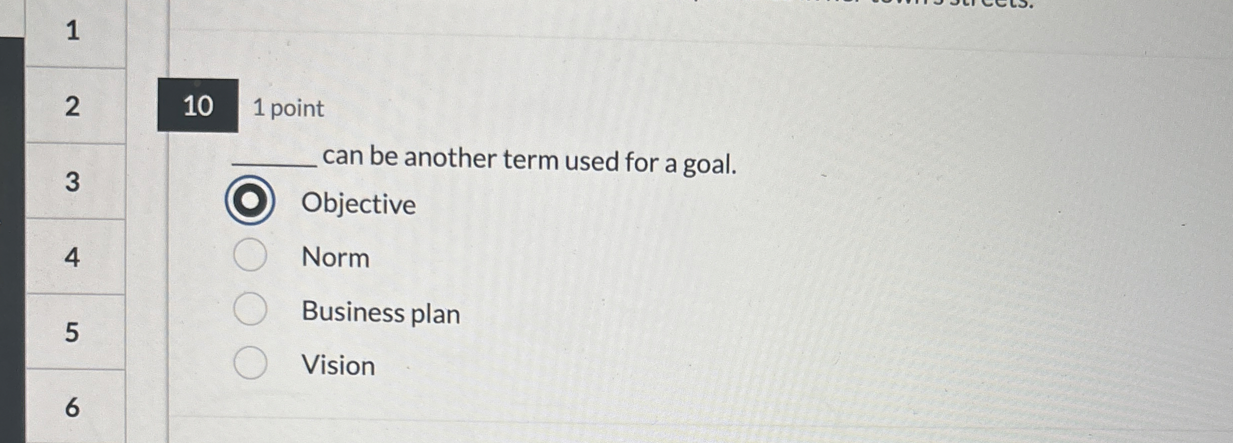  10 1 point can be another term used for a goal.