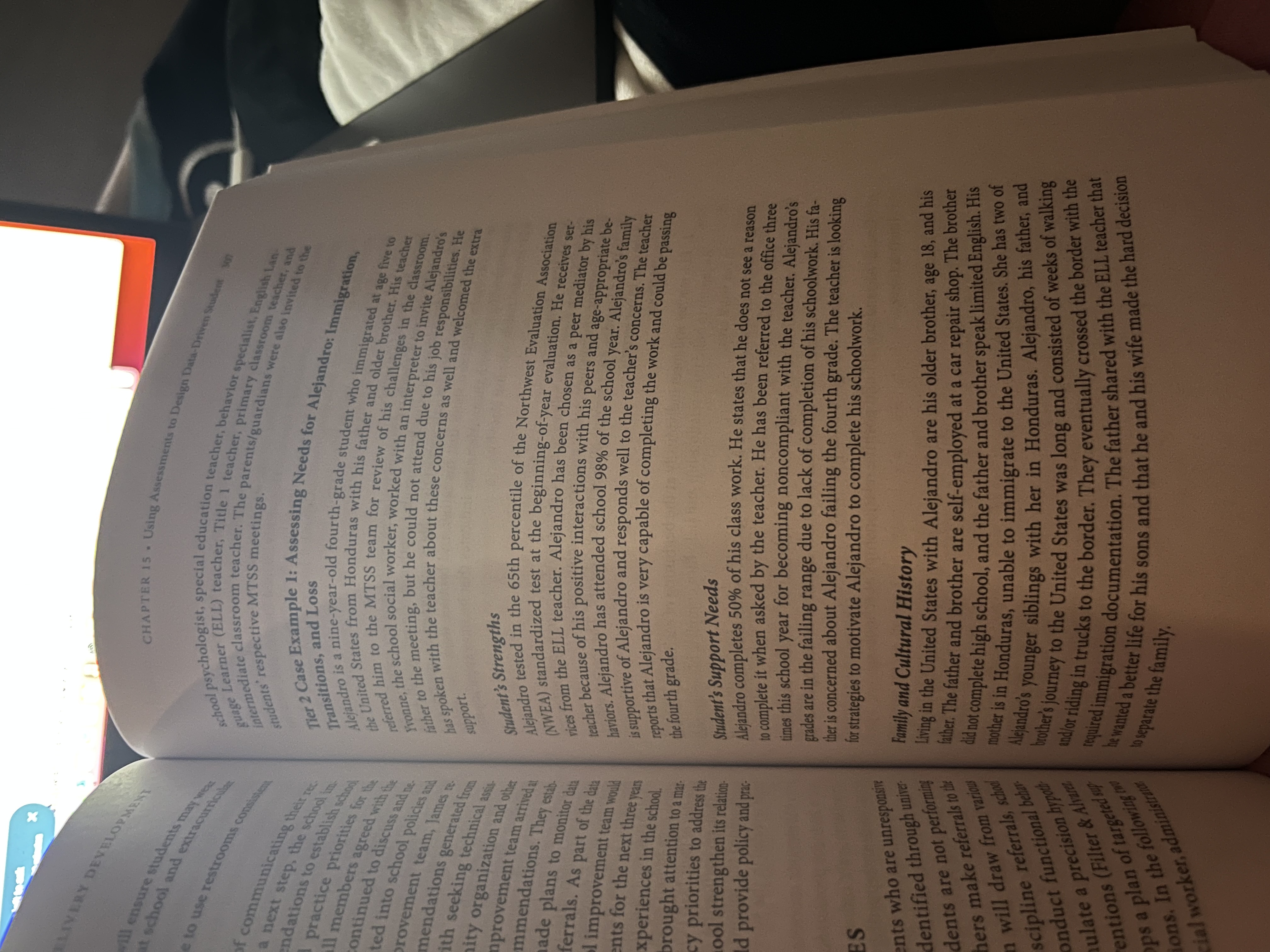 Tier 1 approaches also include universal screening of BD, Anita, MTSS team