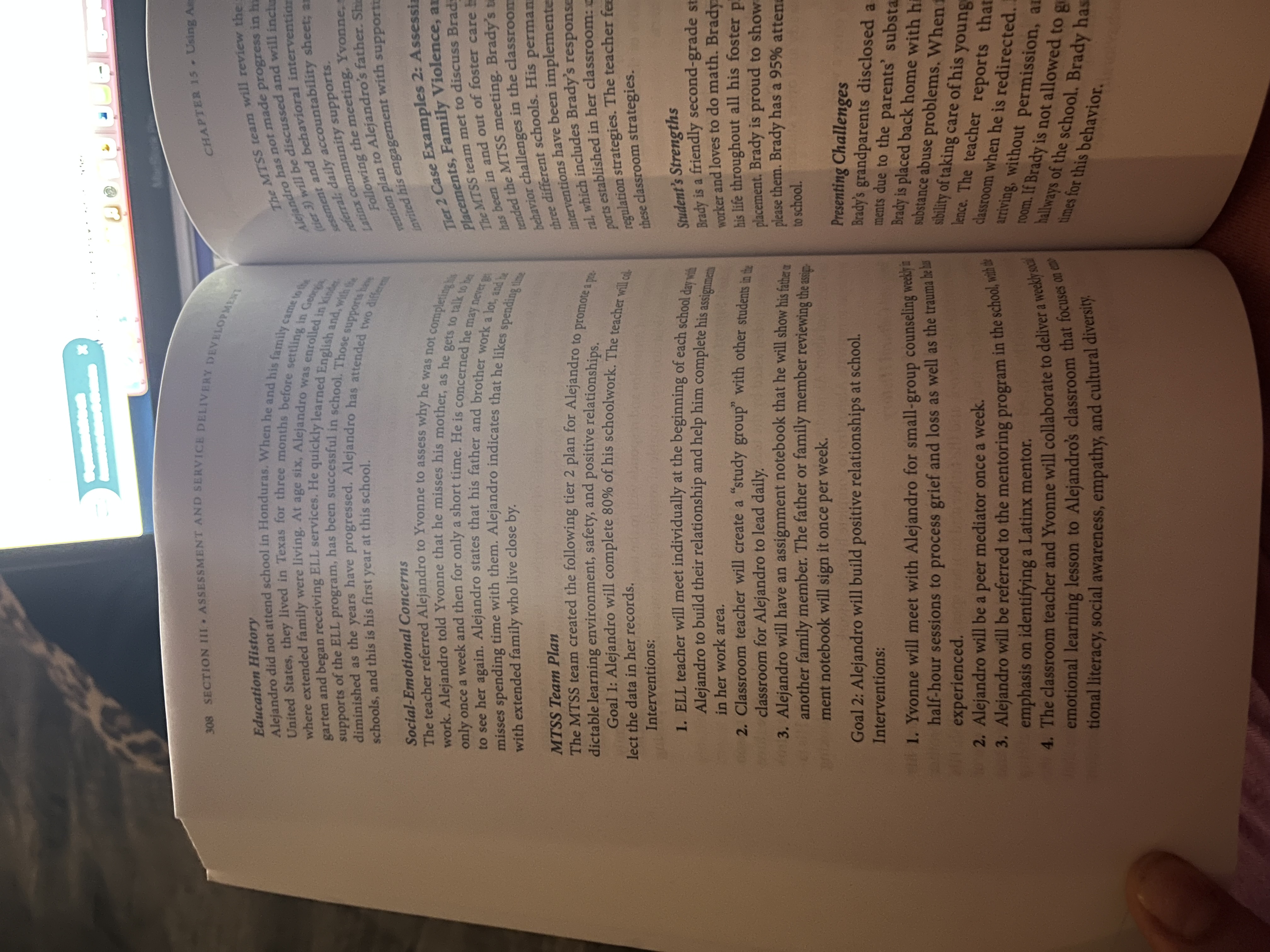 men identifies students who need more targeted and intensive services beyond prepall