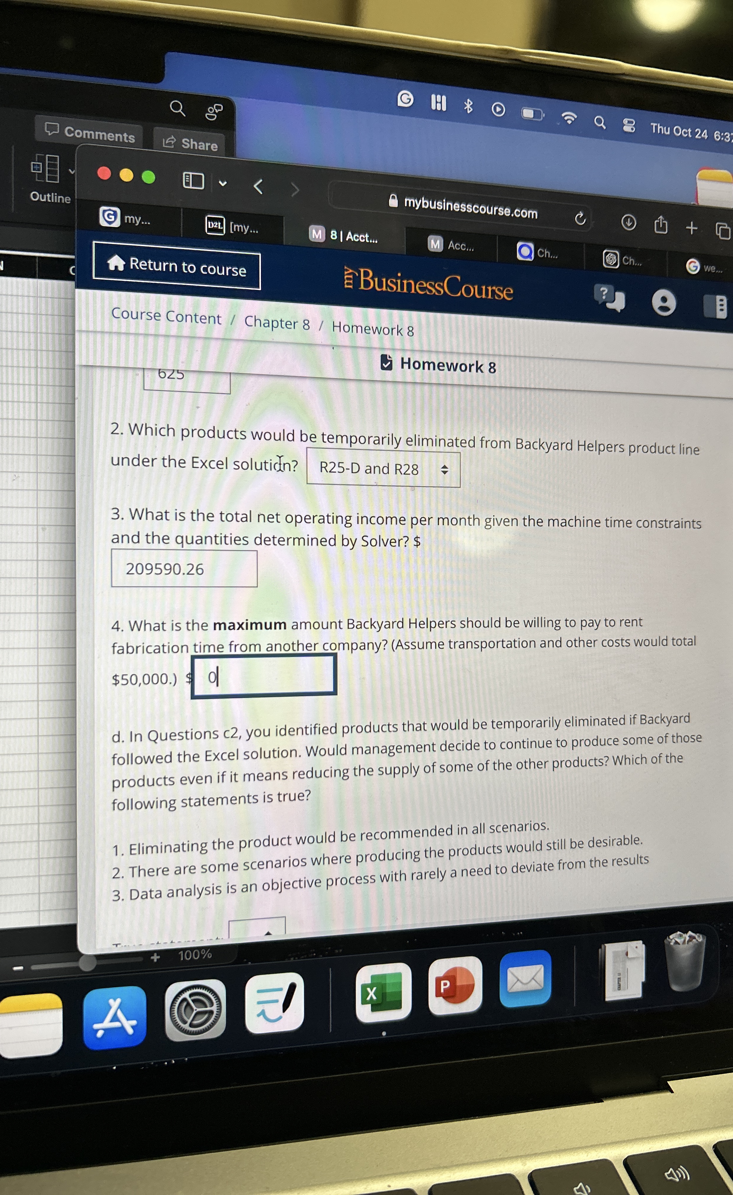  Return to course mybusinesscourse.com Thu Oct 246:3 Comments Share Outline my...