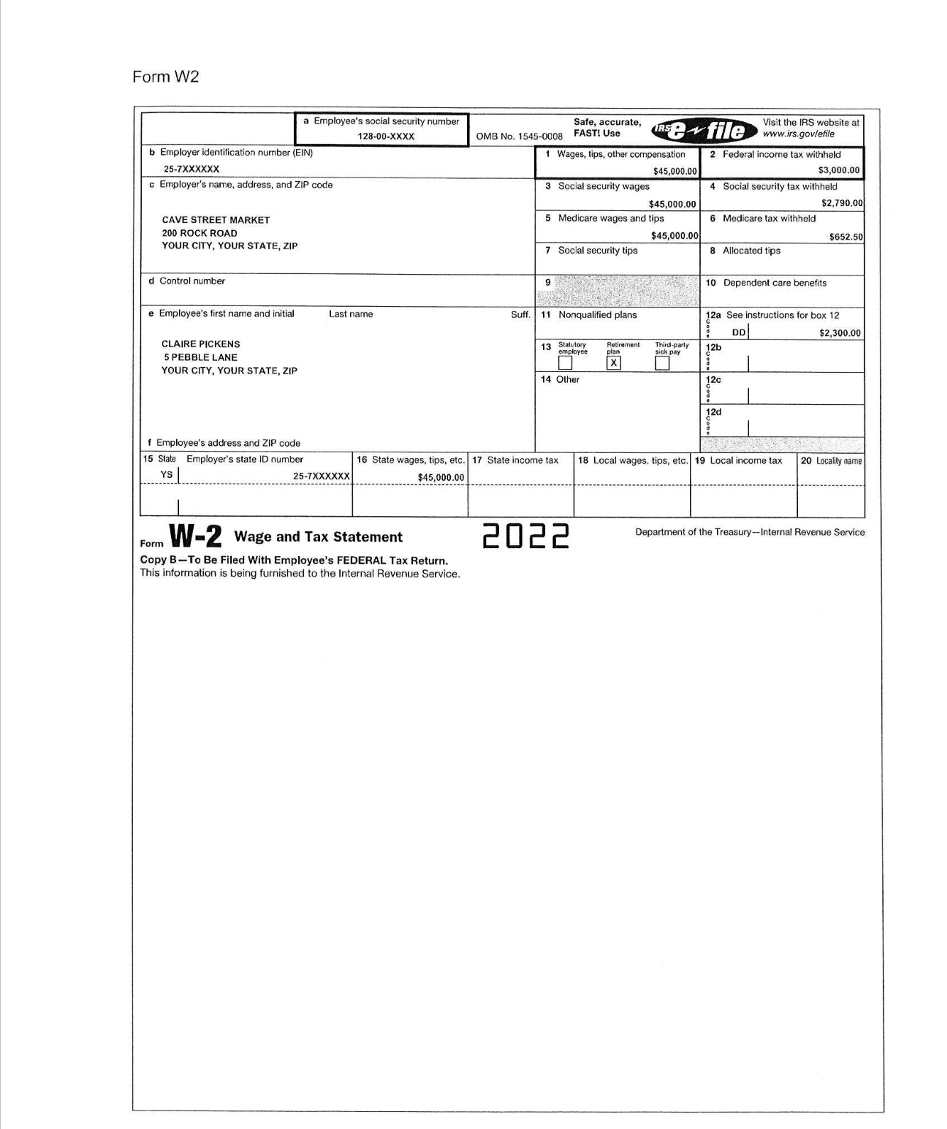 the 2022 forms and schedules. 1. Wages, salaries, tips, etc. (Form 1040,
