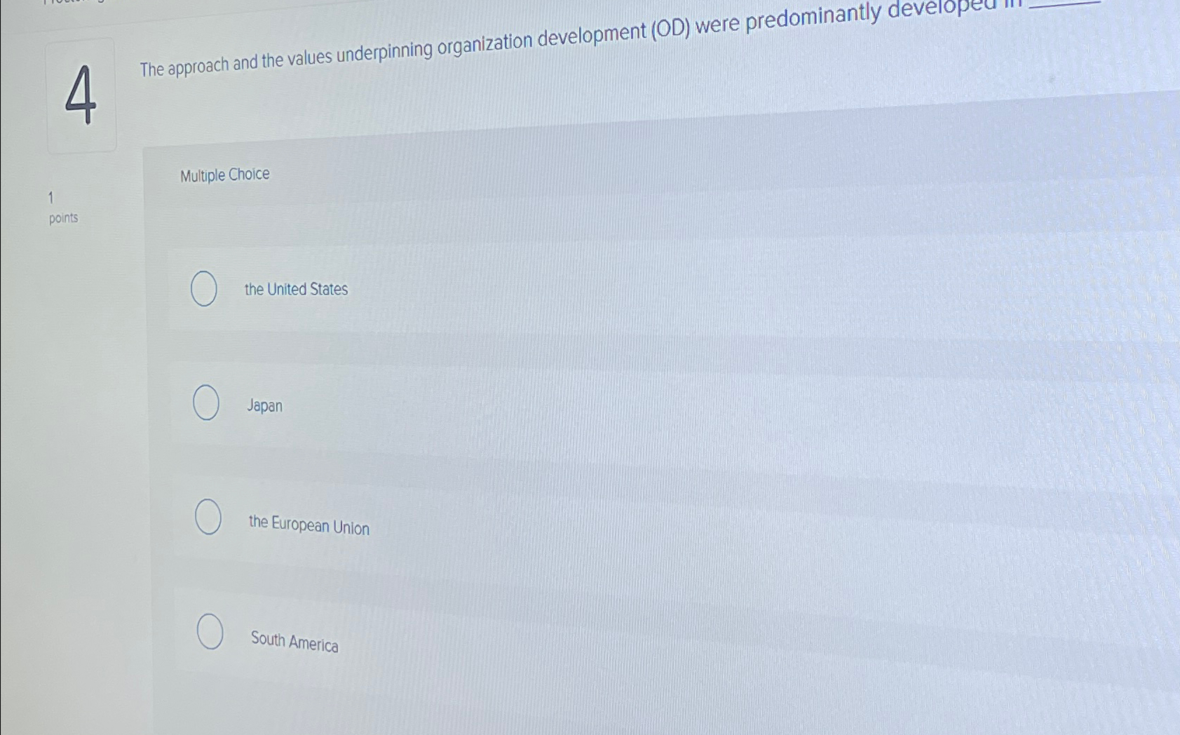  4 The approach and the values underpinning organization development (OD) were