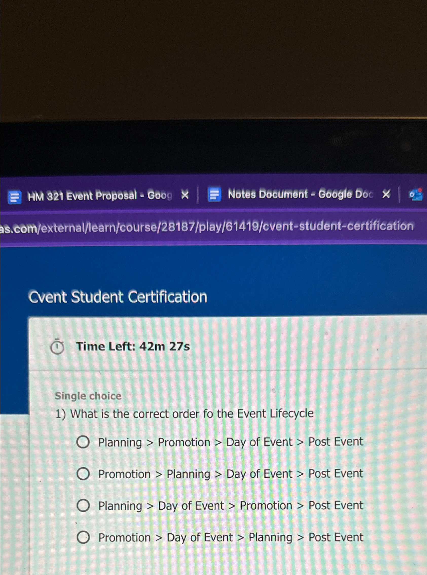  HM 321 Event Proposal - Goog Notes Document - Google Doc