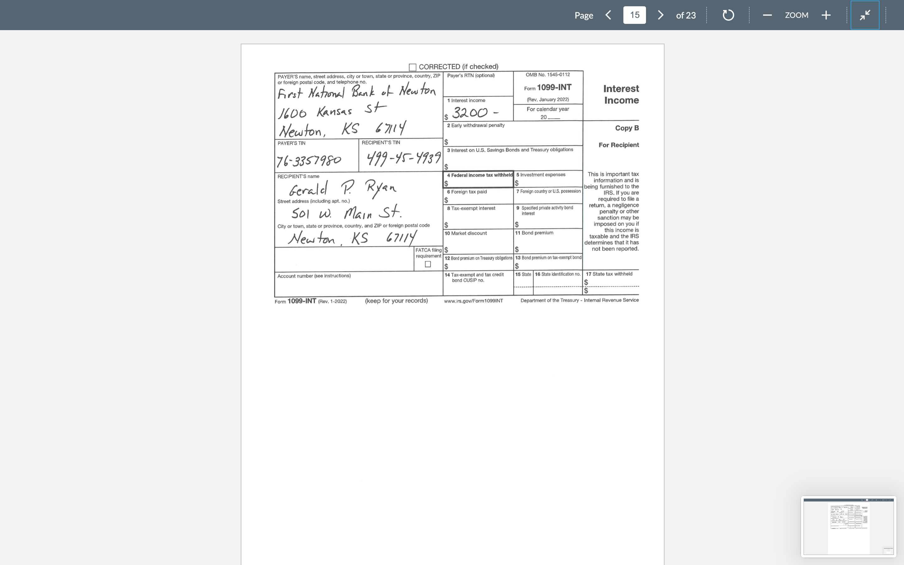 1098 Mortgage ecured property may apply. you may only deduct interest to