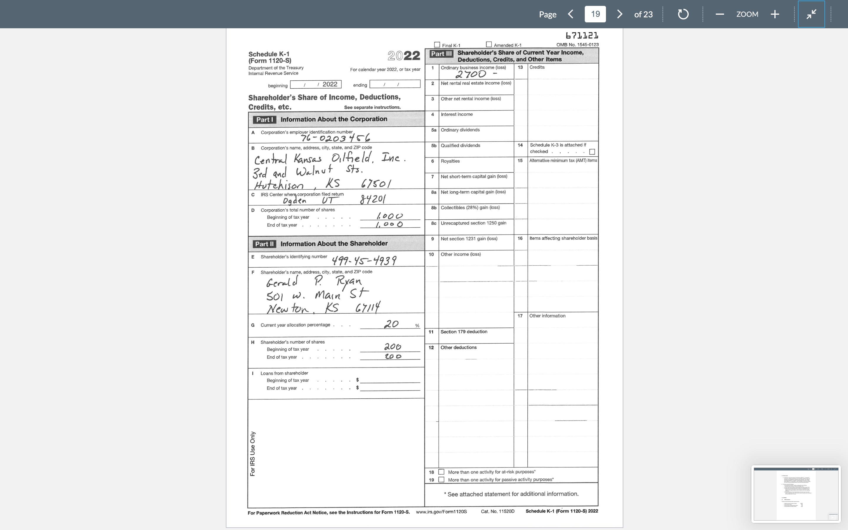 from payer(s)/borrower(s 7200 Copy B For Payer/ RECIPIENT'S/LENDER'S TIN PAYER'S/BORROWER'S TIN 2