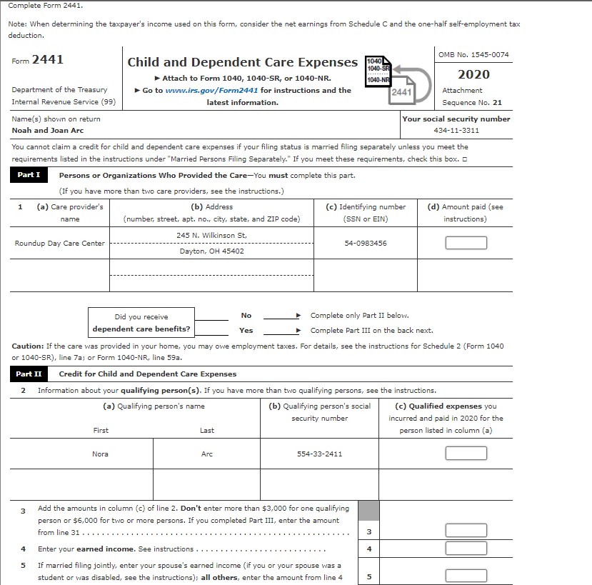 not require an entry or the answer is zero, enter "0". Information
