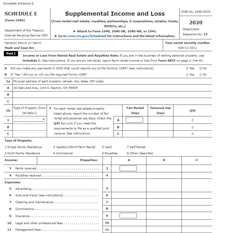 located at 16 Oakwood Ave, Unit A, Dayton, OH 45409. Noah provides