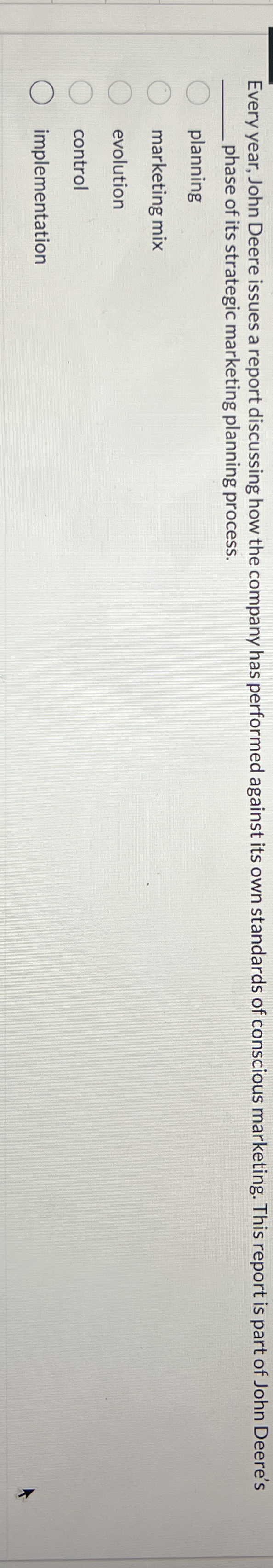  Every year, John Deere issues a report discussing how the company