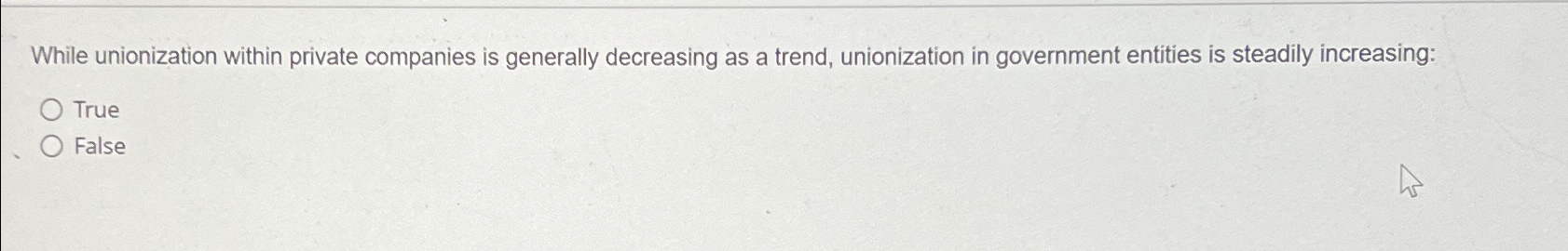  While unionization within private companies is generally decreasing as a trend,