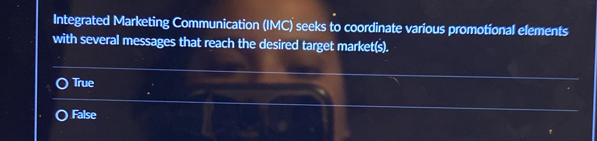  Integrated Marketing Communication (IMC) seeks to coordinate various promotional elements with