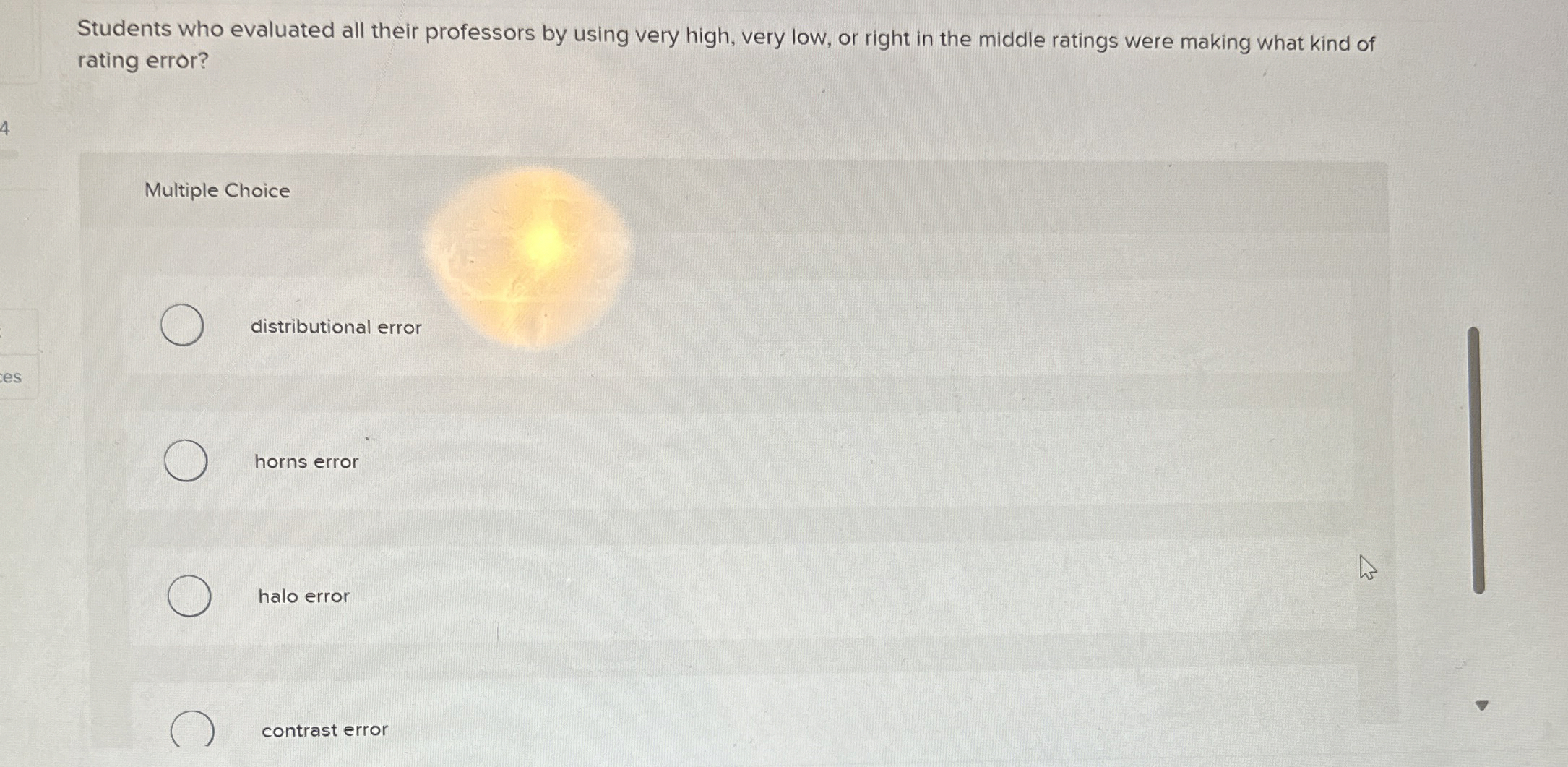  Students who evaluated all their professors by using very high, very