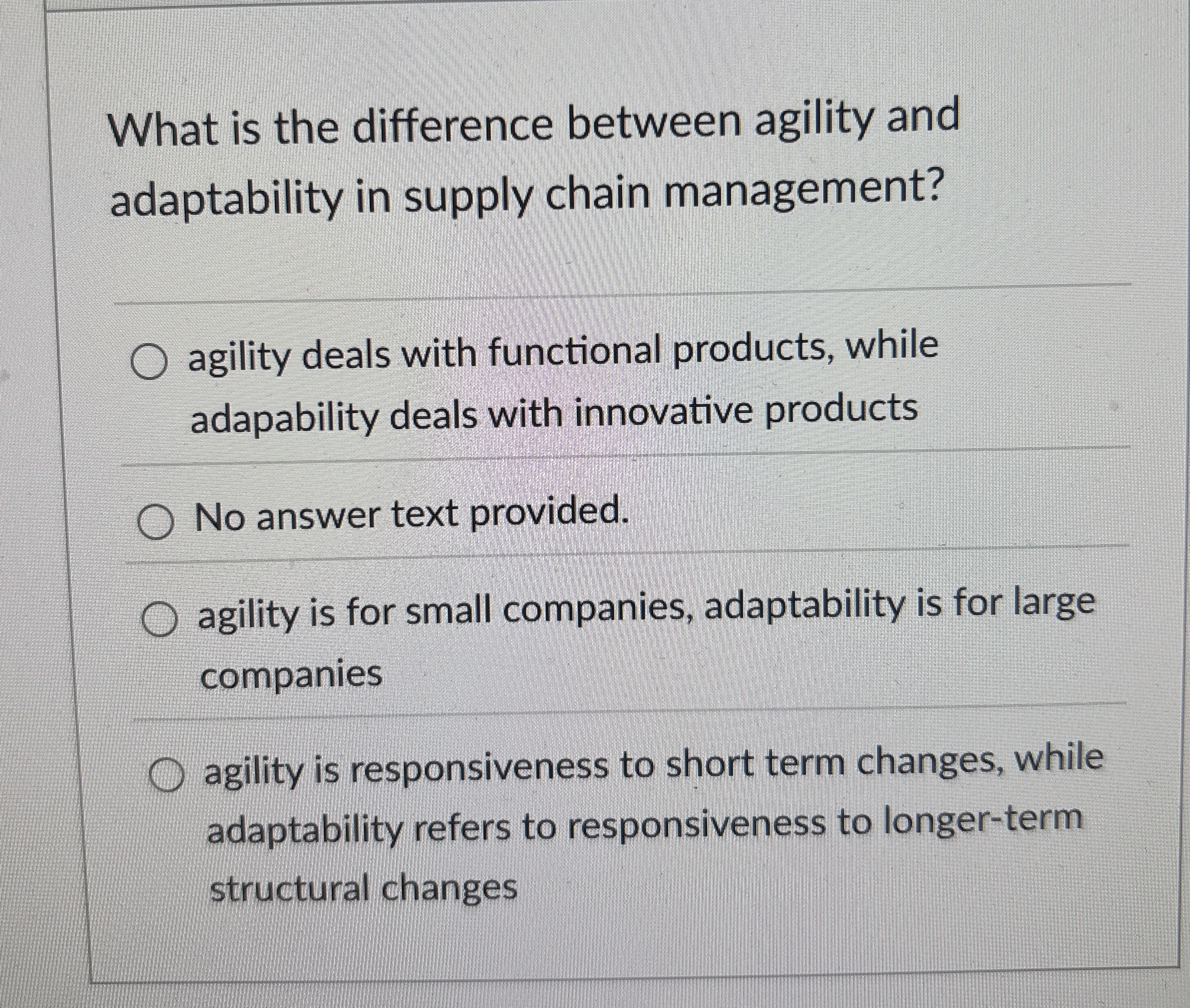  All other considerations being equal, for companies in the same industry