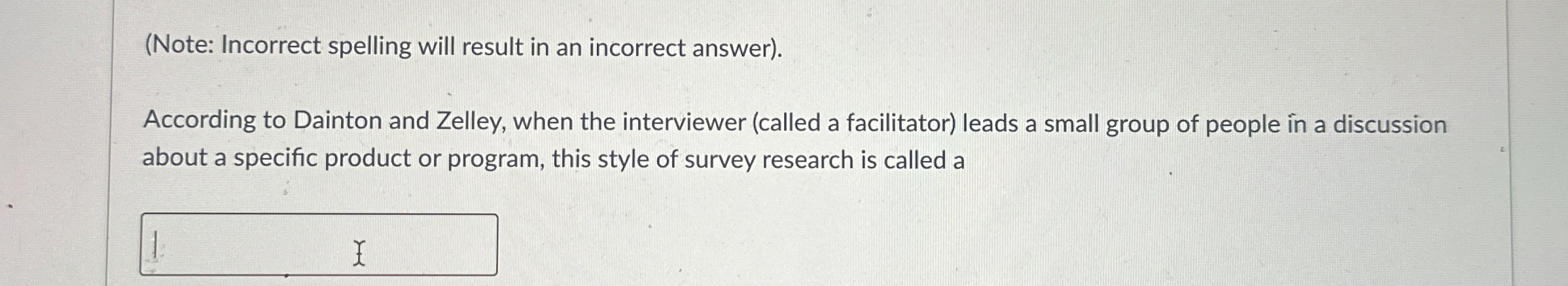  (Note: Incorrect spelling will result in an incorrect answer). According to