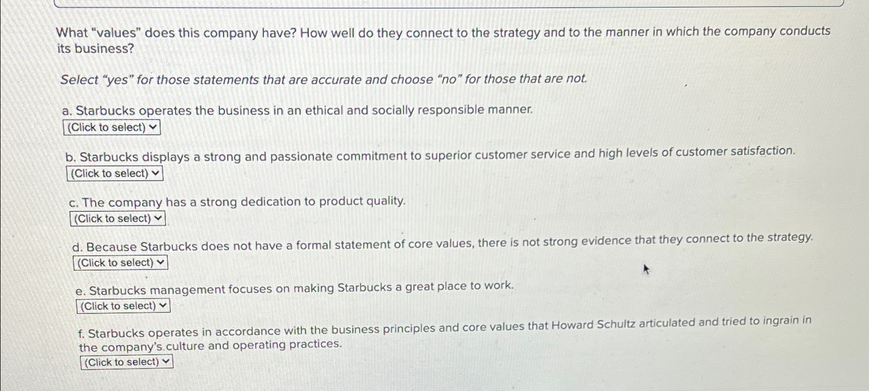  What "values" does this company have? How well do they connect