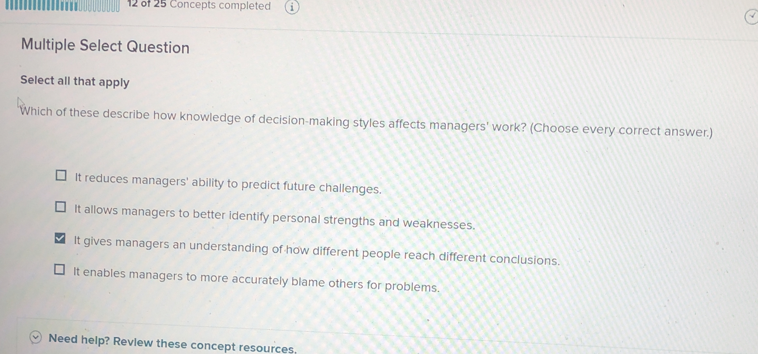  Multiple Select Question Select all that apply Which of these describe
