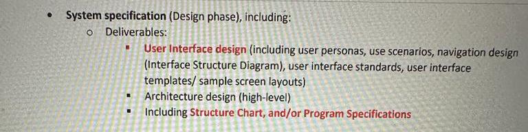 Development techniques through multiple phases of the Systems Development Life Cycle to