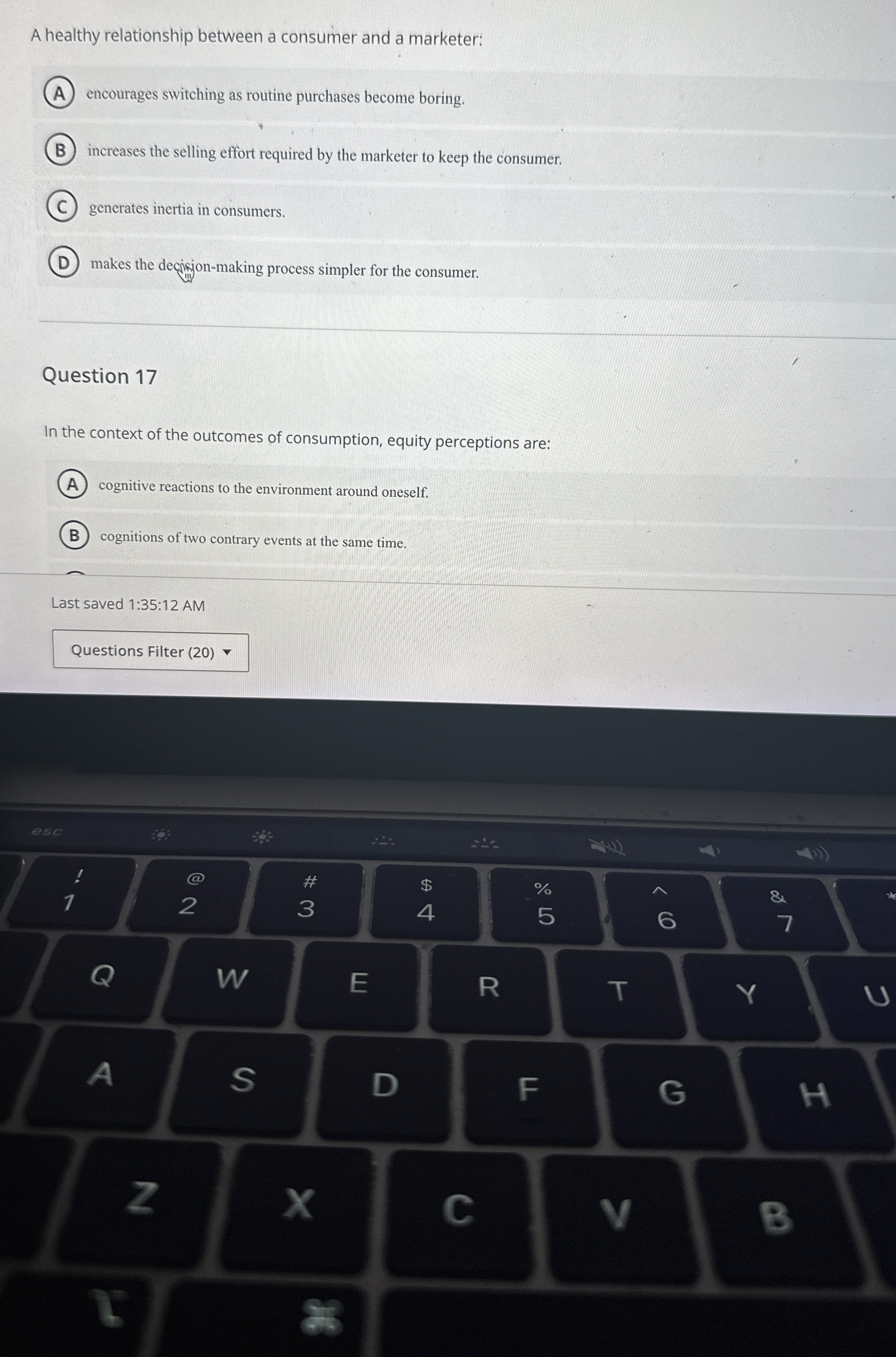  A healthy relationship between a consumer and a marketer: encourages switching