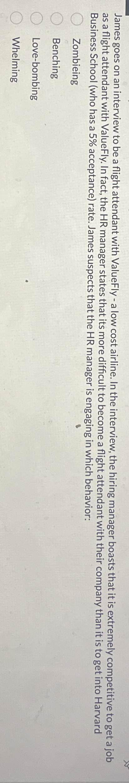  T James goes on an interview to be a flight attendant