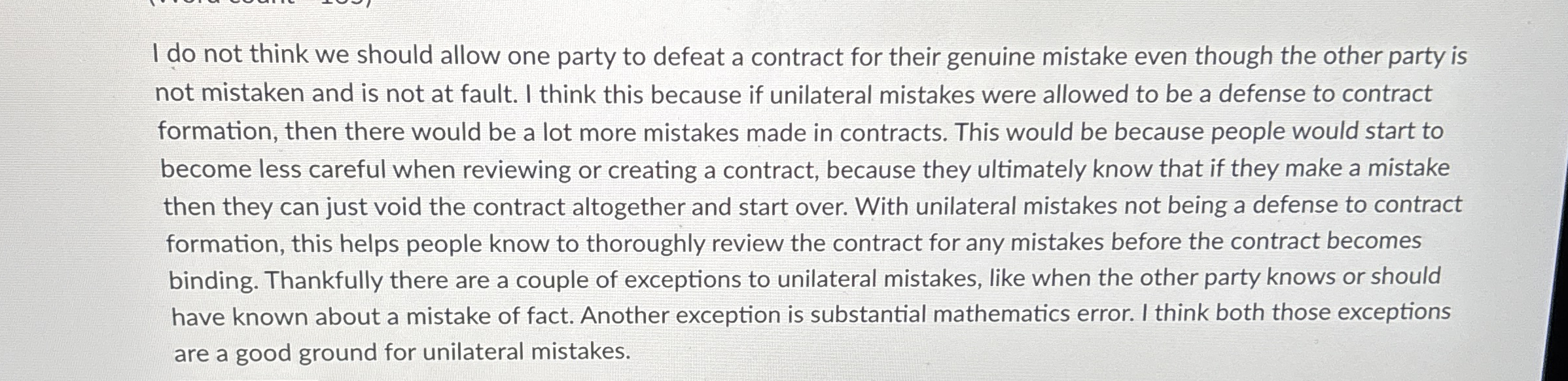  I do not think we should allow one party to defeat