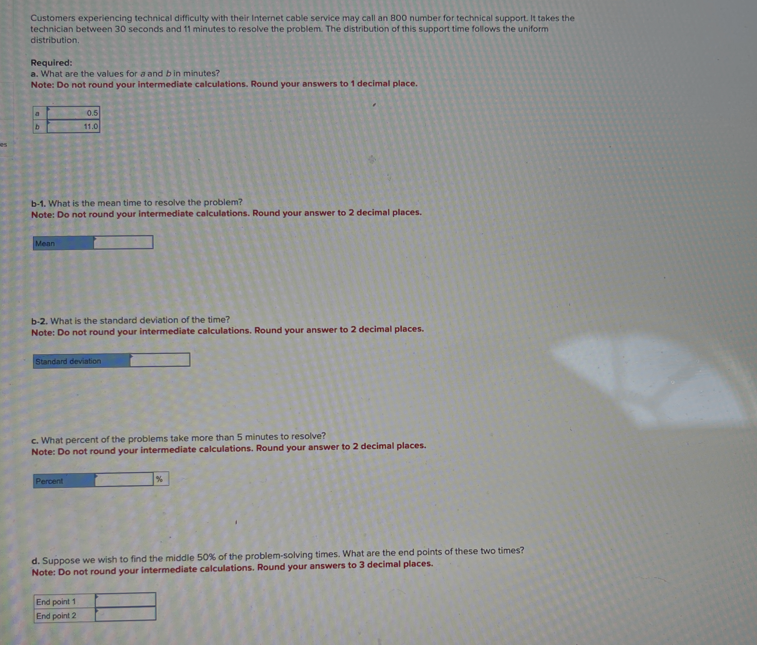  Customers experiencing technical difficulty with their Internet cable service may call
