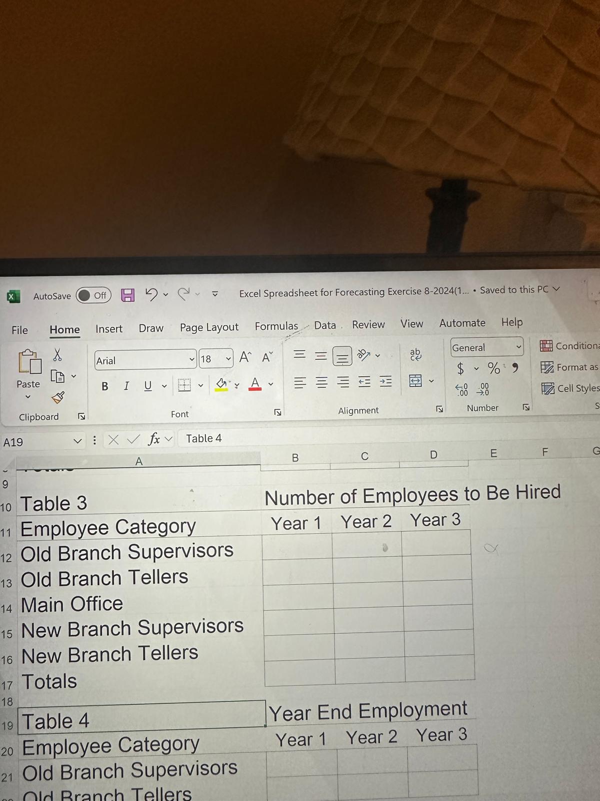 Assumed Date in Case: 12/1/2024 You have been given the assignment