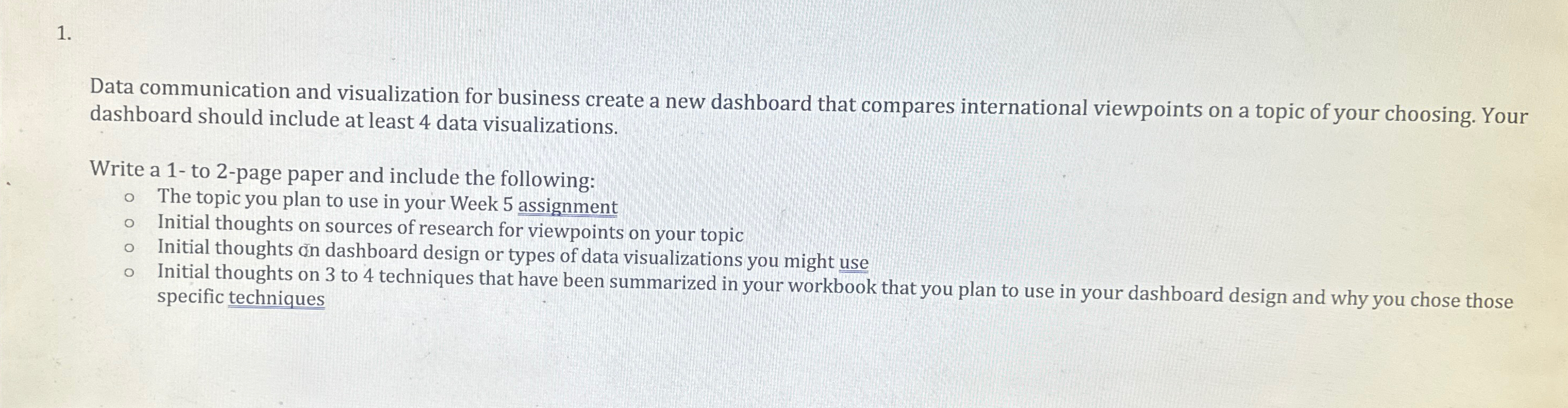  Data communication and visualization for business create a new dashboard that