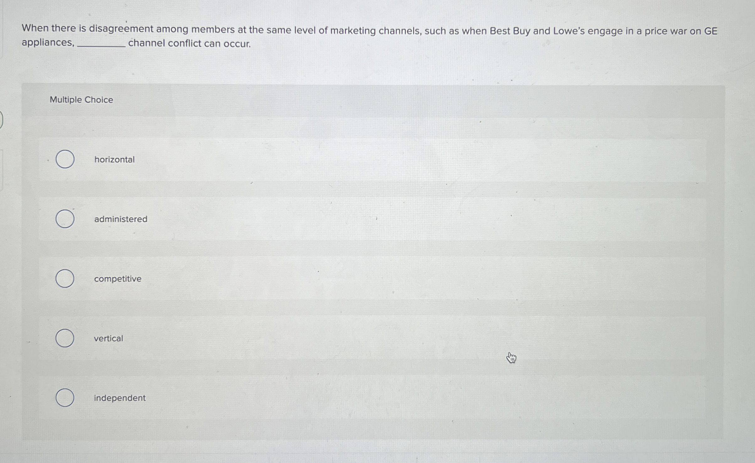  When there is disagreement among members at the same level of