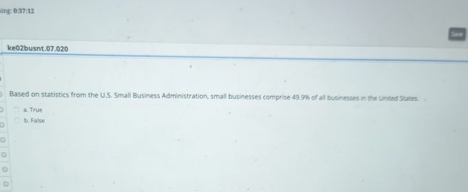 Based on statistics from the U.S. Small Business Administration, small businesses