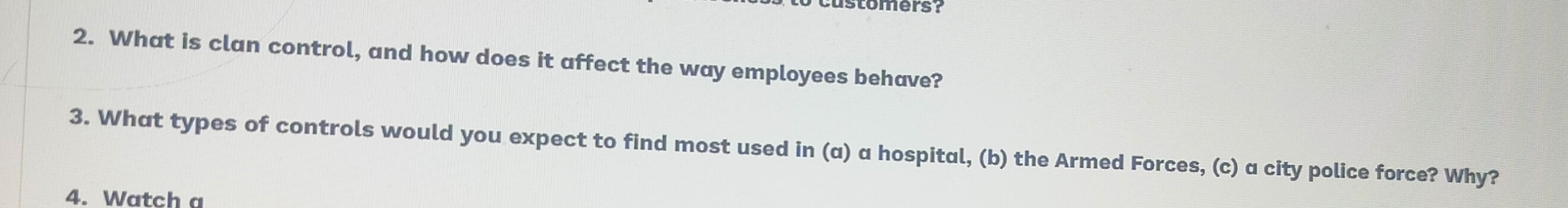  What is clan control, and how does it affect the way