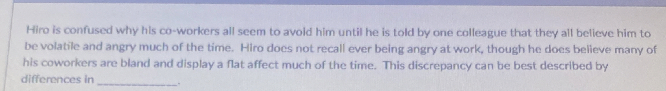  Hiro is confused why his co-workers all seem to avoid him