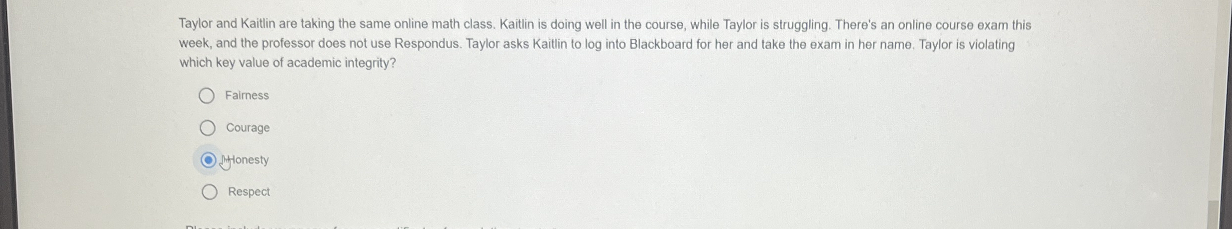  Taylor and Kaitlin are taking the same online math class. Kaitlin