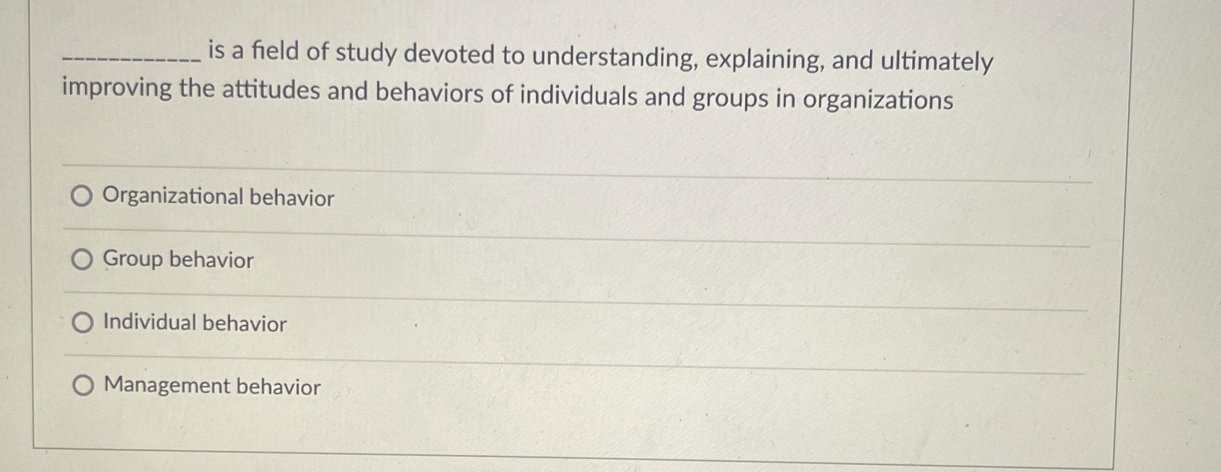  is a field of study devoted to understanding, explaining, and ultimately