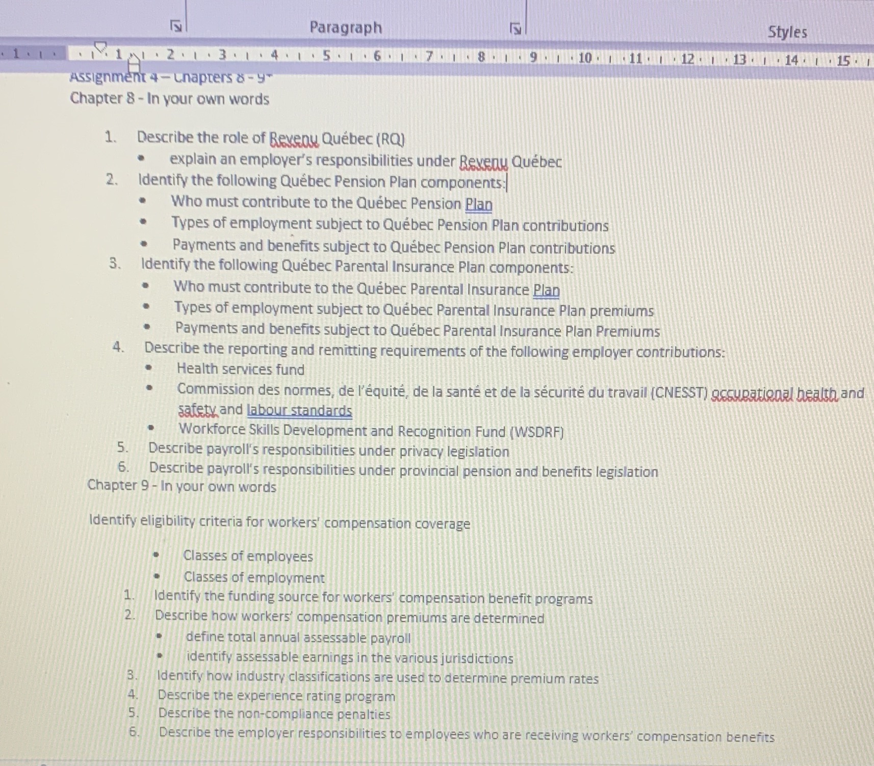  Paragraph Styles 1 . . . 141 . 2 . 1