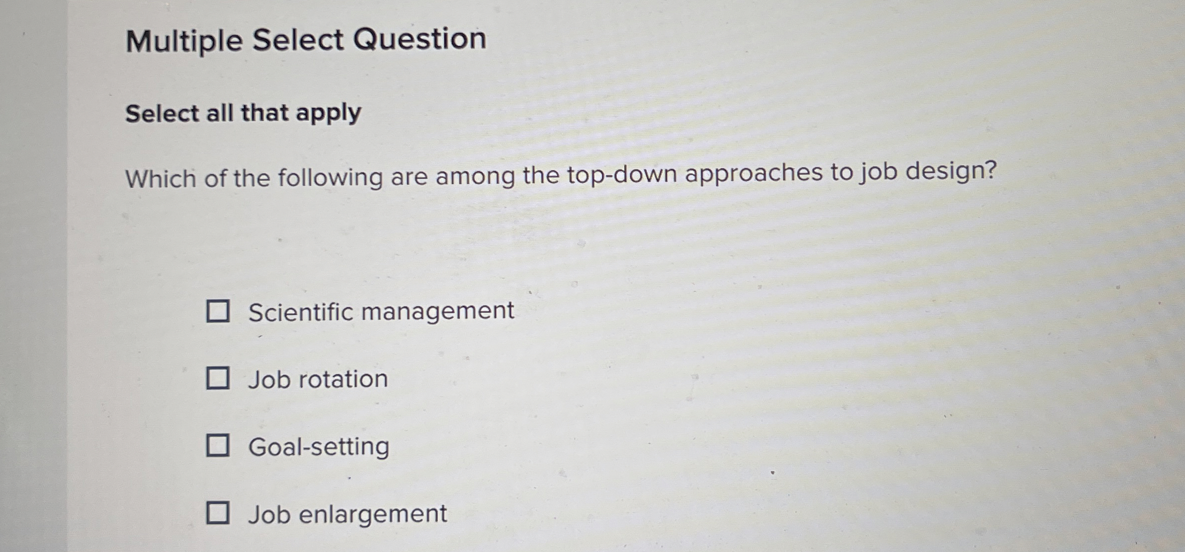  Multiple Select Question Select all that apply Which of the following
