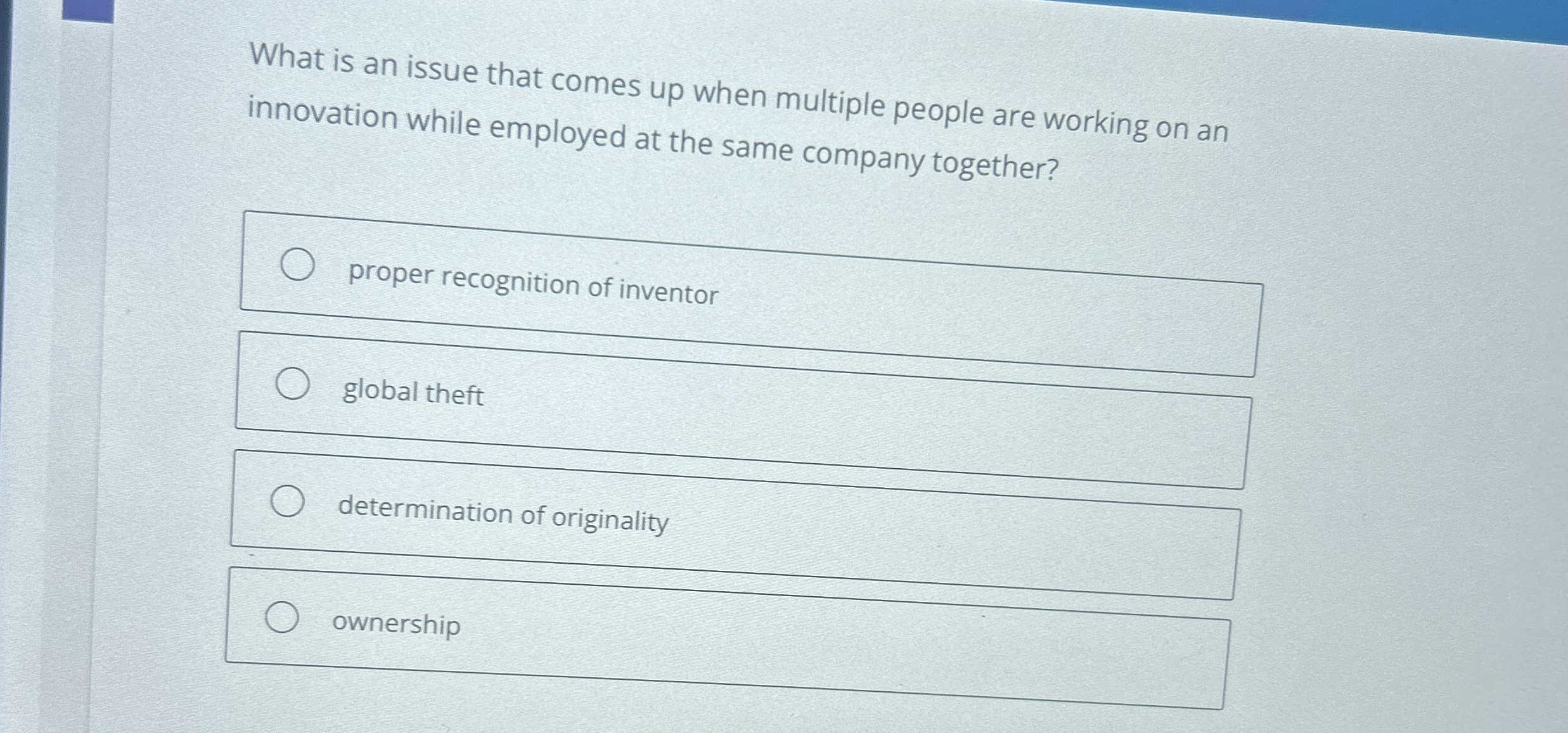  What is an issue that comes up when multiple people are