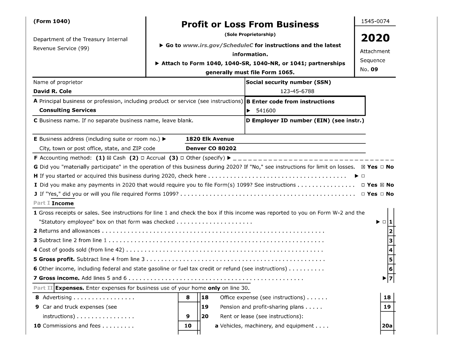 is a self-employed consultant specializing in retail management, and Ella is a