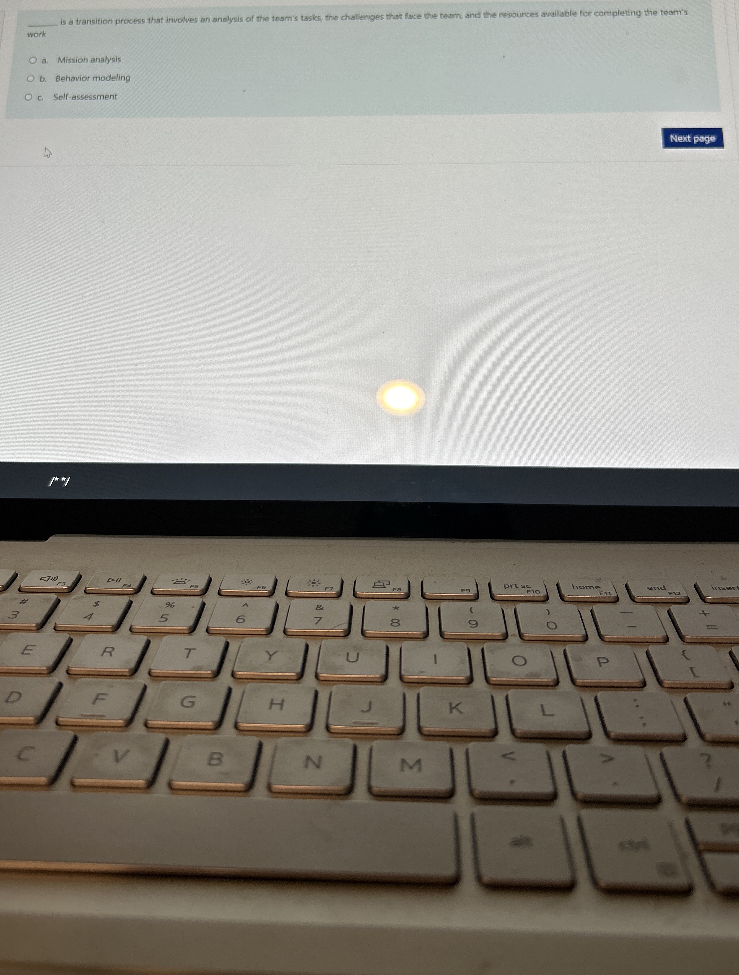  work is a transition process that involves an analysis of the