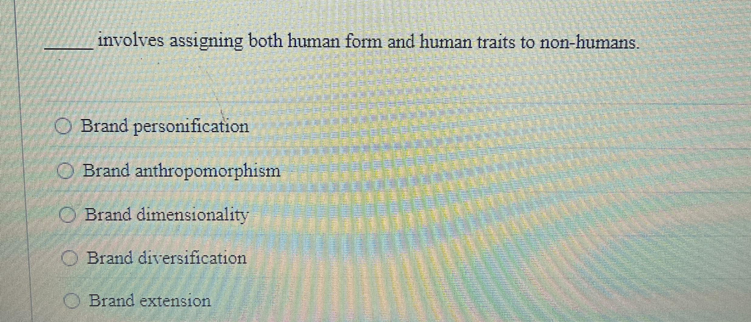  q, involves assigning both human form and human traits to non-humans.