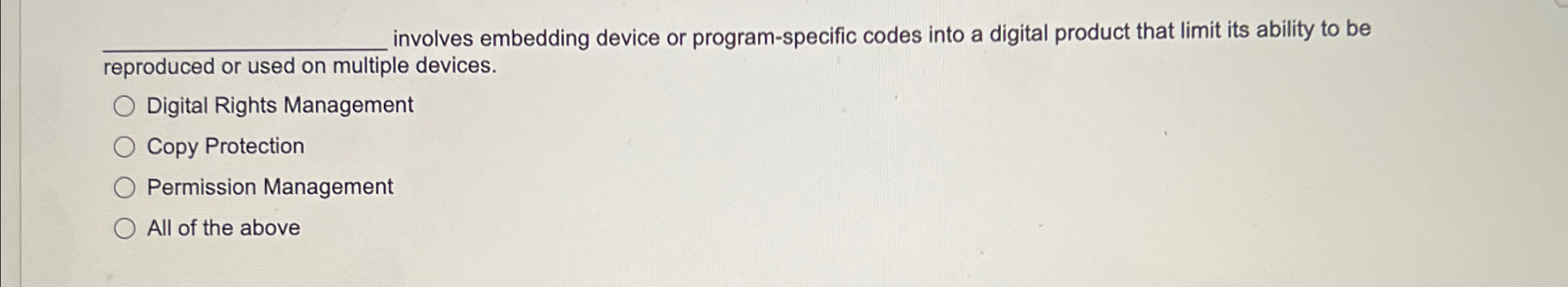  q, involves embedding device or program-specific codes into a digital product