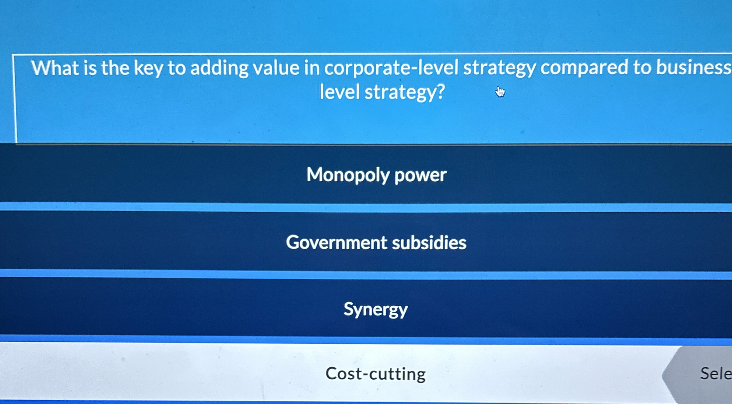  What is the key to adding value in corporate-level strategy compared
