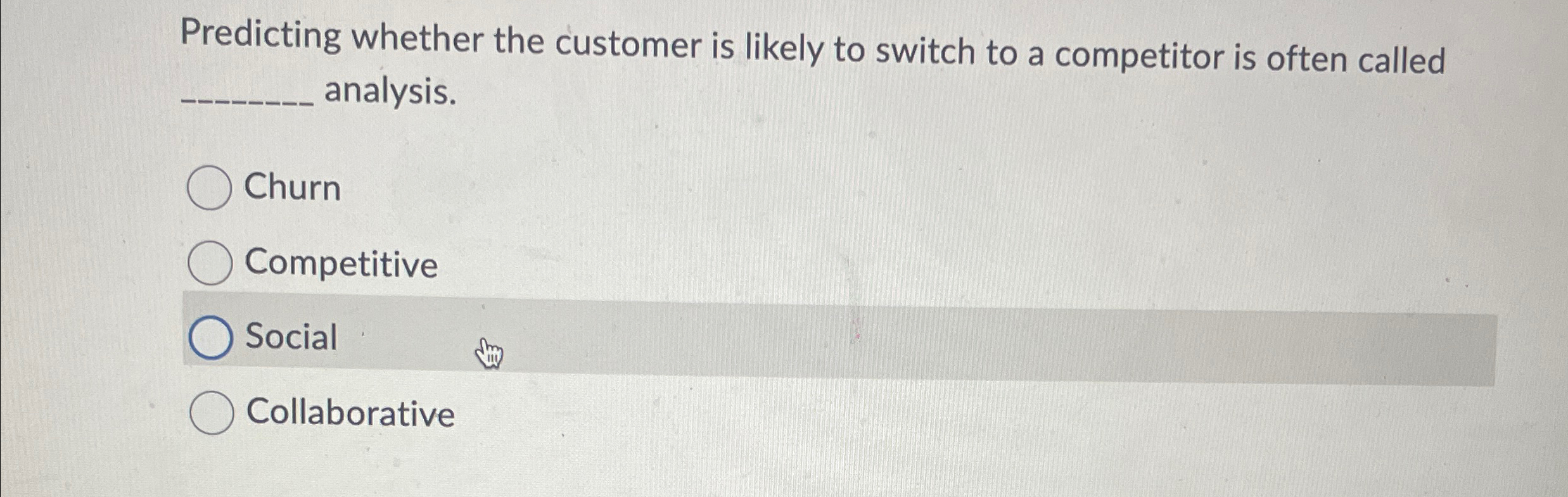  Predicting whether the customer is likely to switch to a competitor