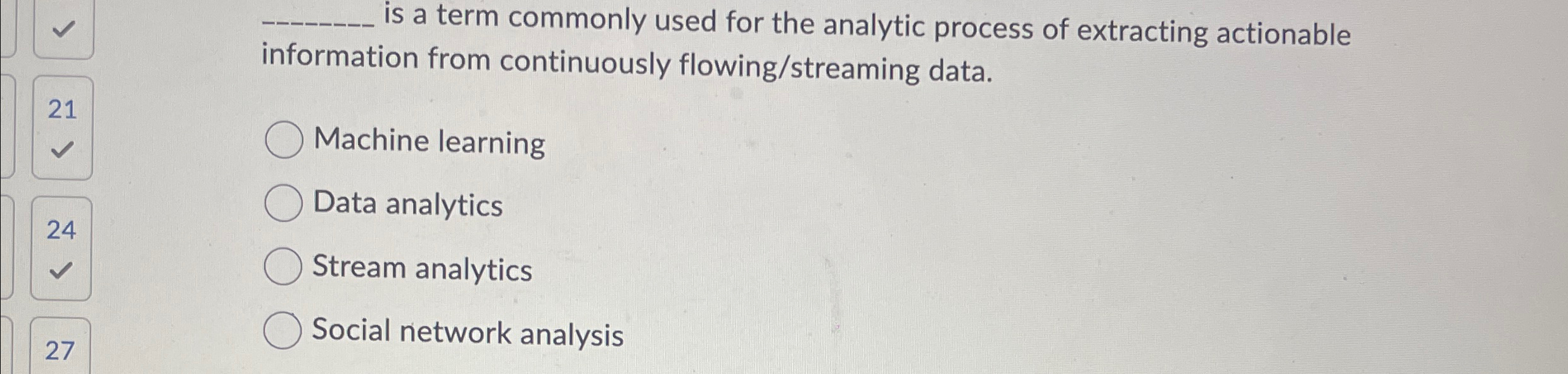  q, is a term commonly used for the analytic process of
