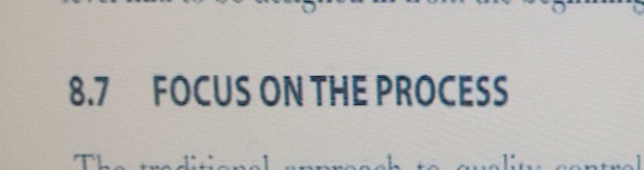  8.7 FOCUS ON THE PROCESSc 