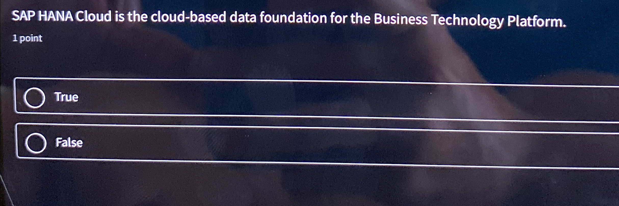  SAP HANA Cloud is the cloud-based data foundation for the Business