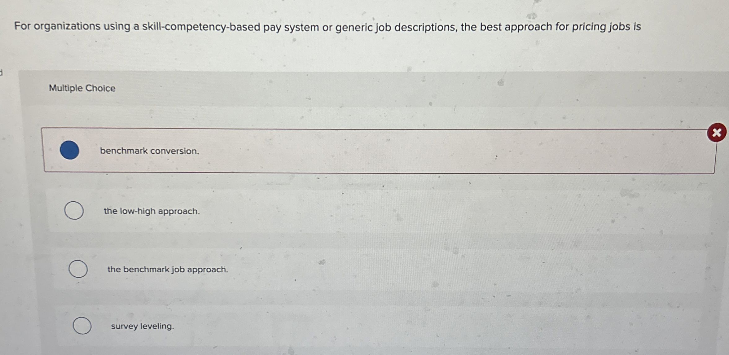  For organizations using a skill-competency-based pay system or generic job descriptions,