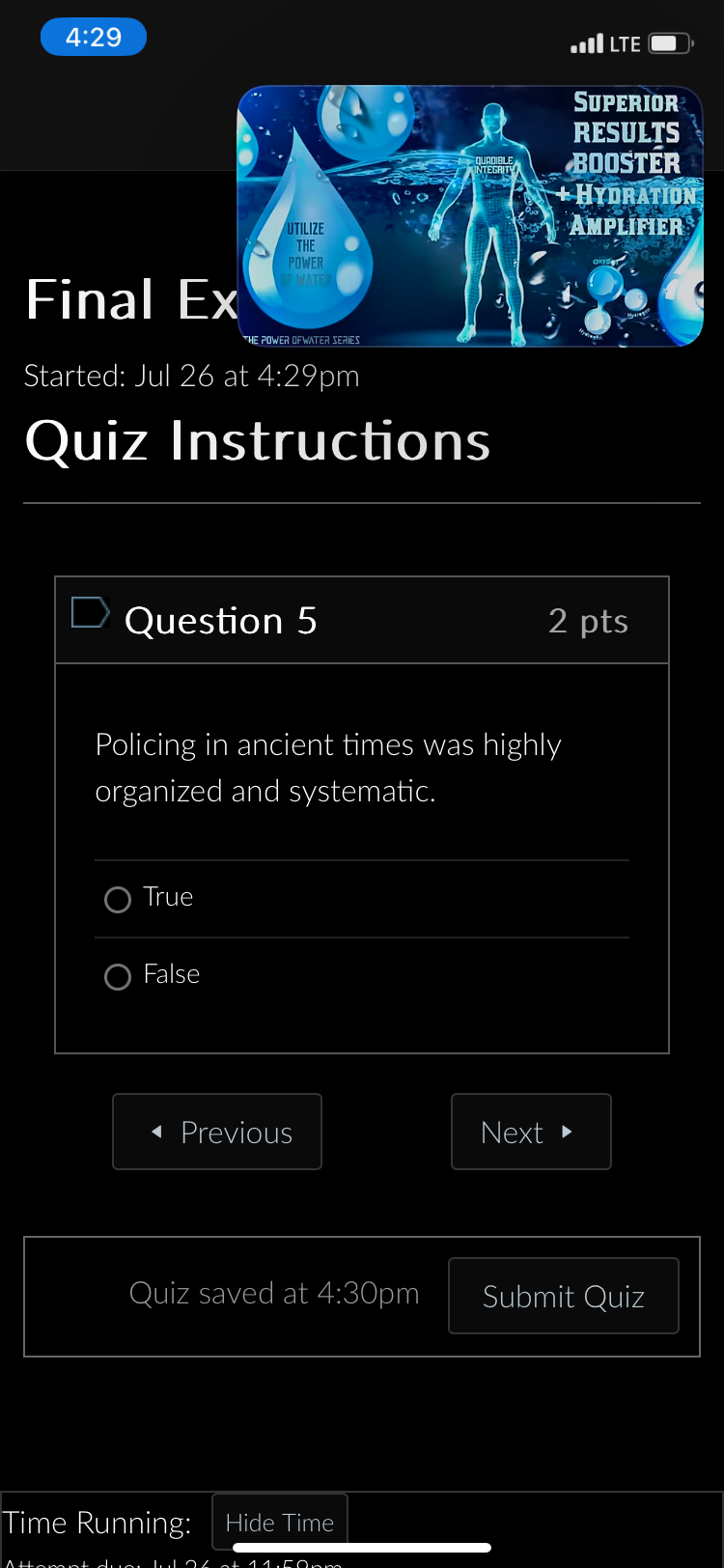 Correct errors DQ The requirement for a court to hear a matter