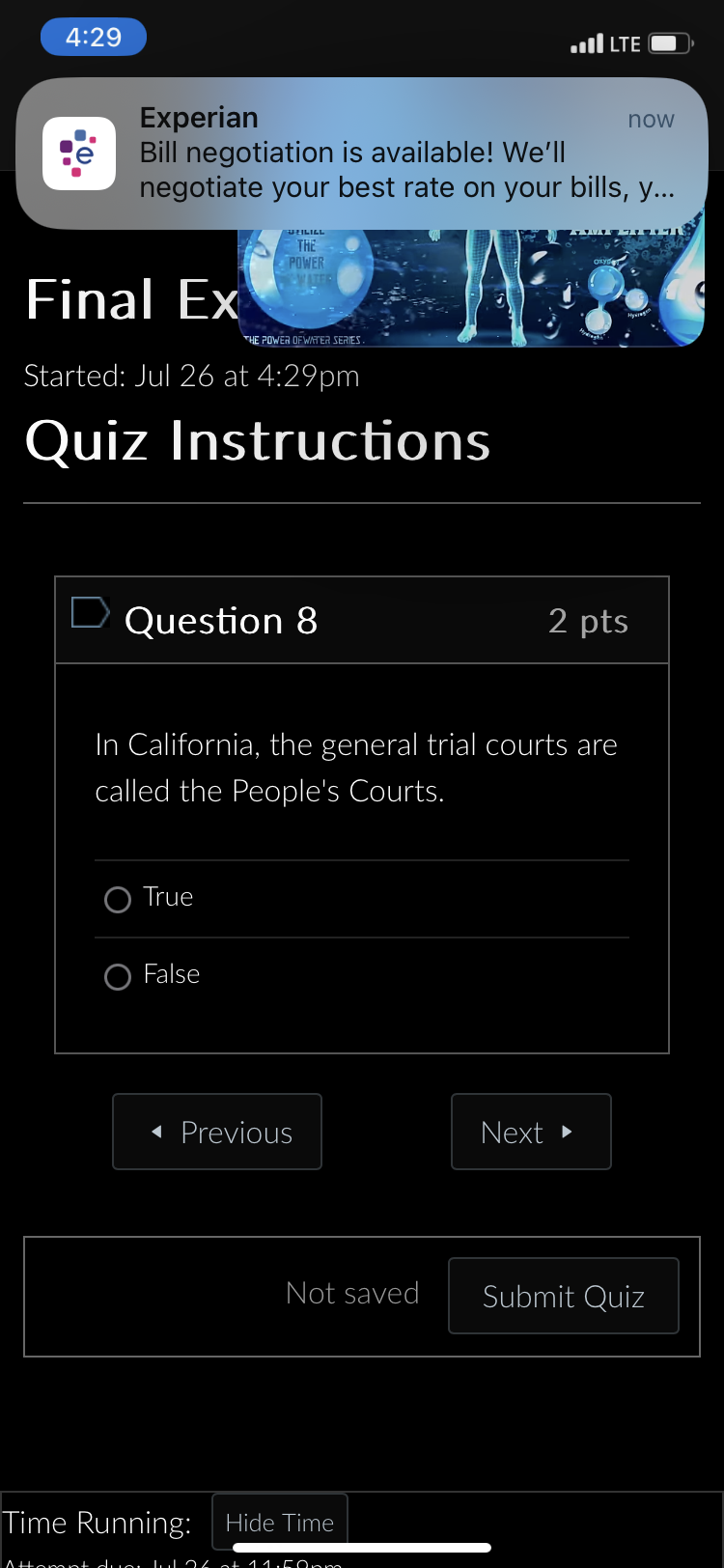 Appellate Courts [ Choose ] Next4:29 Ol LTE SUPERIOR . X RESULTS